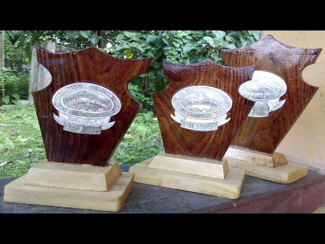 WOODEN TROPHY || SIMPLE ARTS AND CRAFTS ||