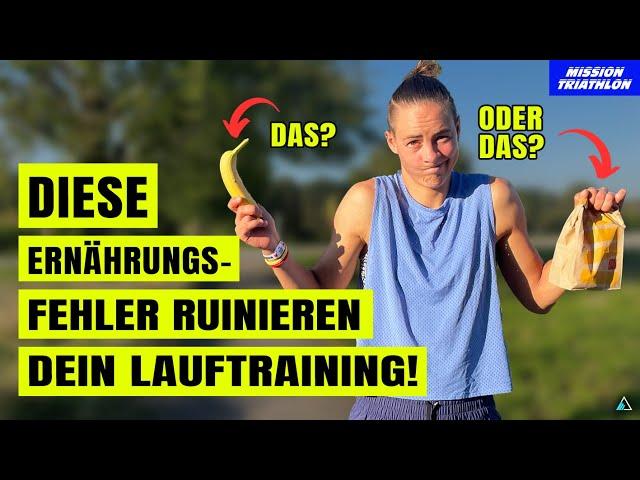 Diese Ernährungsfehler ruinieren Dein Training - Essen vor dem Joggen!