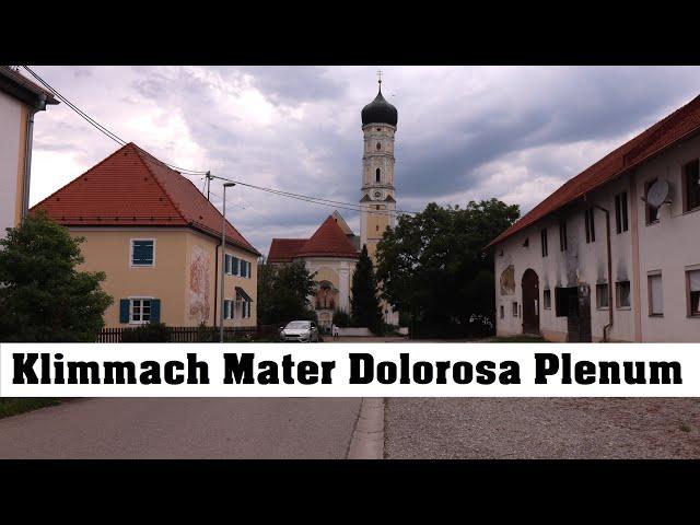 SCHWABMÜNCHEN (D)-Klimmach, Wallfahrtskirche Mater Dolorosa, Vollgeläut