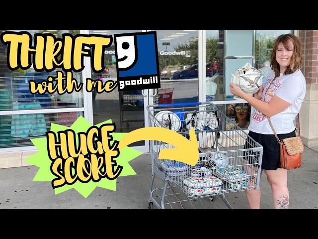 HUGE SCORE! Filled TWO Goodwill Carts | Thrift With Me | Reselling