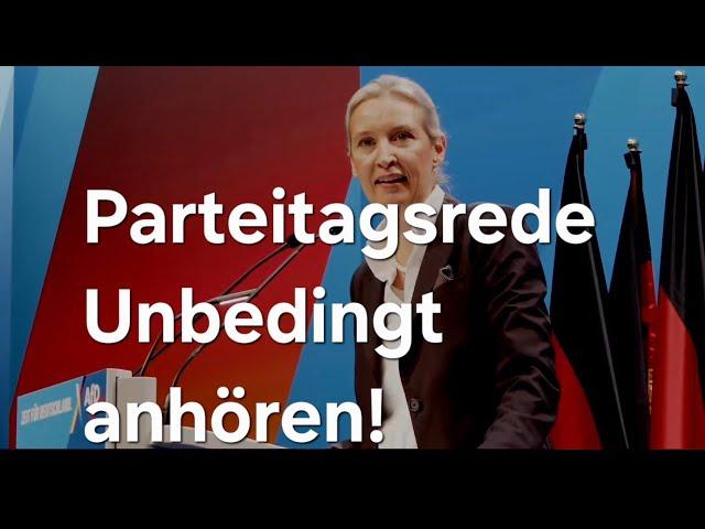 Die ganze Rede. Das 100 Tage Programm der AfD. Der Plan #weidel