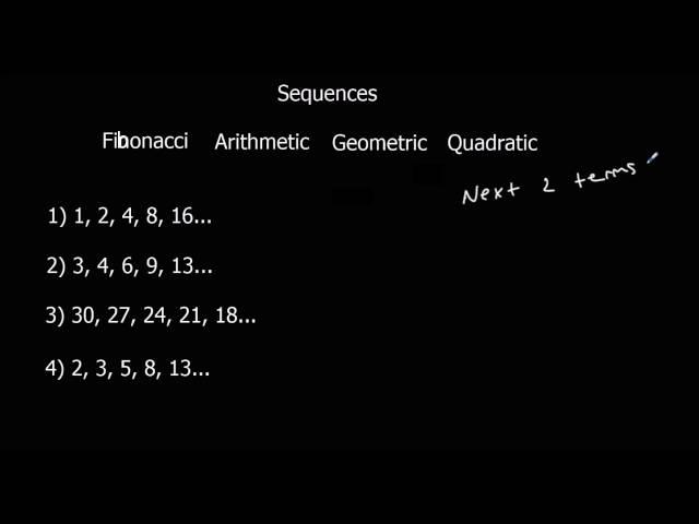 Types of sequences