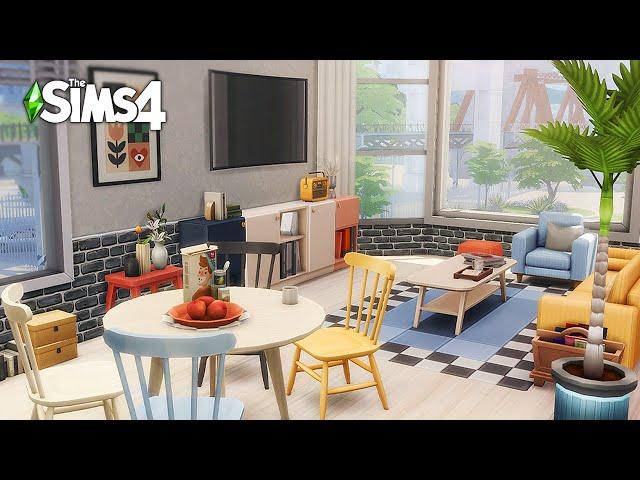코지키치 키트로 감성터지는 아파트 건축🩵(Cozy Kitsch 2B Jasmine Suites Apartments) l 심즈4 l SIMS4 l NOCC