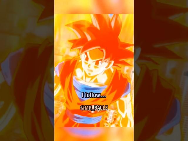 Goku achieving ssj god on his own! 「dbs edit」#goku  #supersiayangod #dragonballsuper#anime #shorts