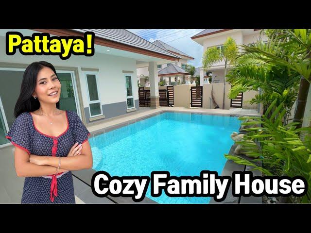 Looking for a Cozy Family House in Pattaya? Touring 5M THB Pool Villa in Thailand!