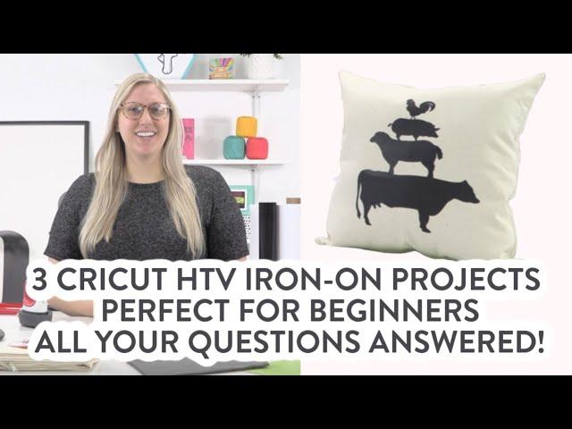 3 Cricut HTV Iron-On Projects Perfect For Beginners