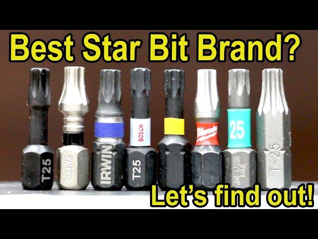 Best Star (Torx) Bit Brand? Milwaukee, DeWalt, Makita, Ryobi, Wera, Wiha, Irwin, Bosch, Bauer