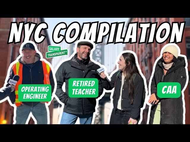 How Much Do You Make? New York CitySalary Transparent Street™️ Compilation