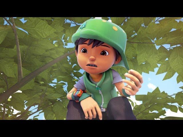 BoBoiBoy Daun appearance