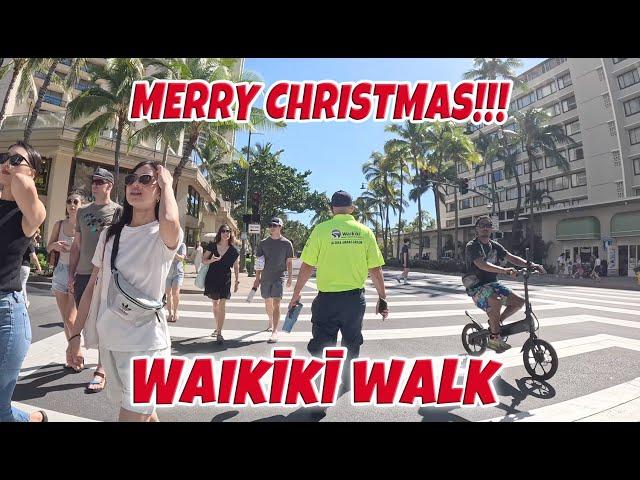 Waikiki Walk | Merry Christmas in Hawaii | Palama Market Express | International Market Place