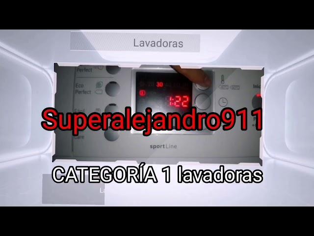 Lavadora ansonic WA 13126 ciclo rápido