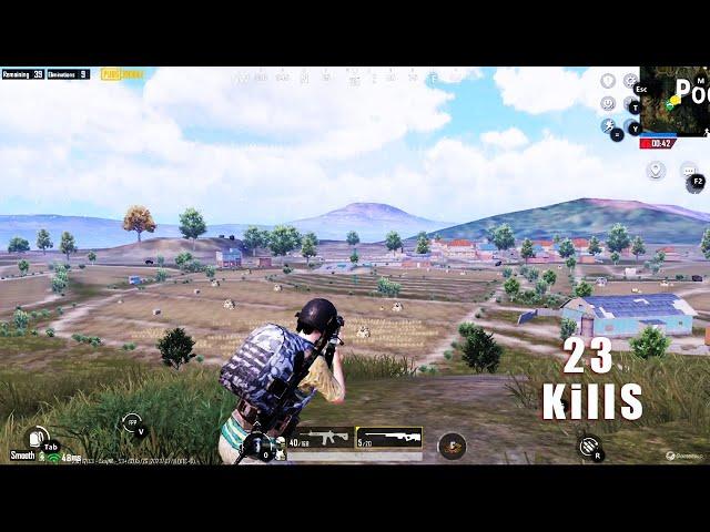 Pubg Mobile Gameplay 2023 First Match 23 kills (Emulator)