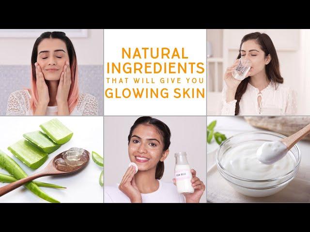 The Most Common Natural Ingredients For Glowing Skin | Glamrs Skin Care Secrets