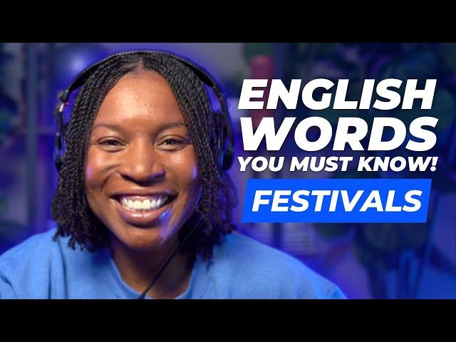 TOPICAL ENGLISH VOCABULARY | ENGLISH WORDS ABOUT CULTURAL EVENTS AND FESTIVALS