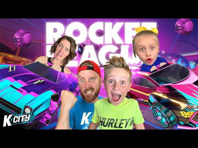 Family vs the Rocket League WORLD (ONLINE Battle!) K-CITY GAMING