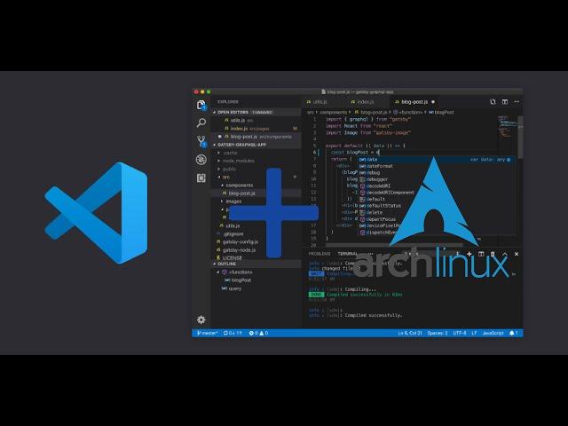 Different Ways of Installing Visual Studio Code in Any Arch Based Distro.