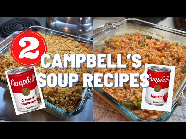 2 CAMPBELL’S SOUP RECIPES || SIDE DISHES || EASY AND DELICIOUS RECIPES