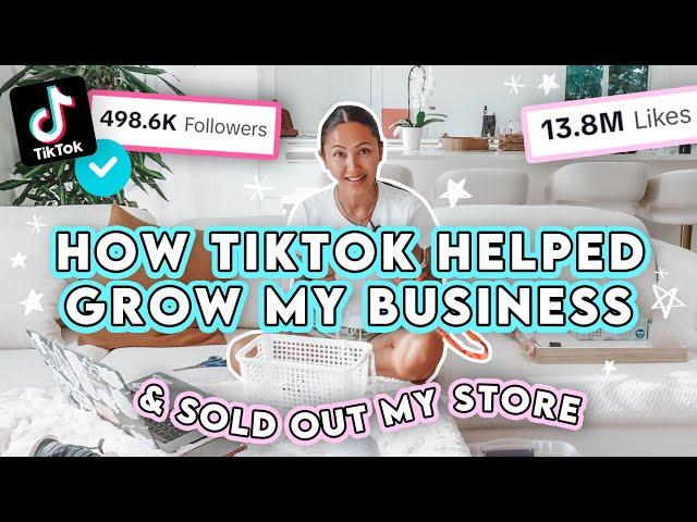 How TikTok Sold Out My Small Business  AND CHANGED MY LIFE | EDITING TIPS & STRATEGIES ~498,000K 