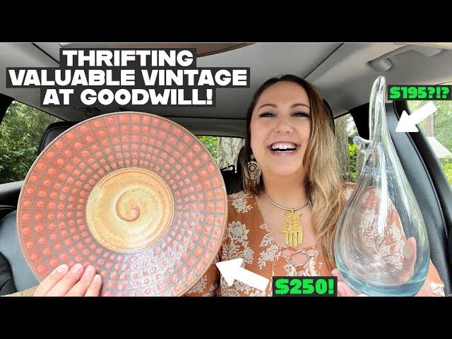 MY BEST THRIFT HAUL IN MONTHS! | Thrifting Valuable Vintage at Goodwill | Thrift With Me | Goodwill