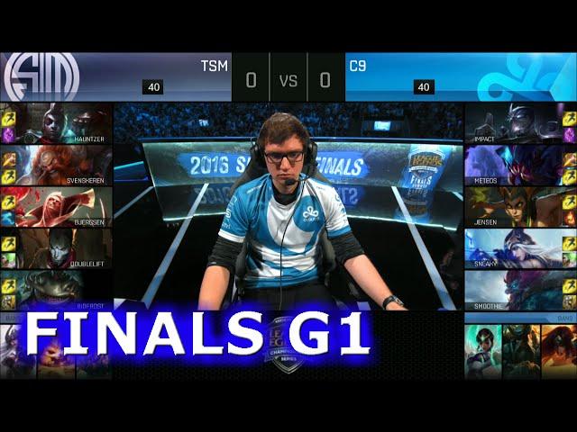 TSM vs Cloud 9 | Game 1 Grand Finals S6 NA LCS Summer 2016 PlayOffs | TSM vs C9 G1 1080p