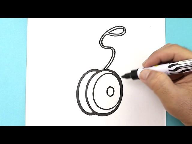 How to DRAW YOYO Step by step