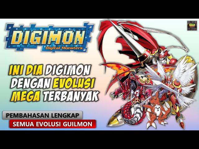 Ini Dia Digimon Dengan Evolusi Mega Terbanyak - BAHAS LENGKAP SEMUA EVOLUSI DARI GUILMON