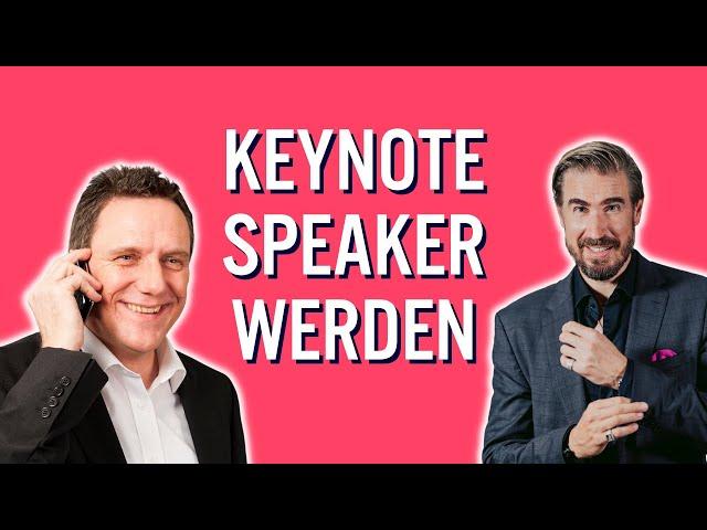 Keynote Speaker und Redner werden: Top Tipps vom Rednermacher Heinrich Kürzeder