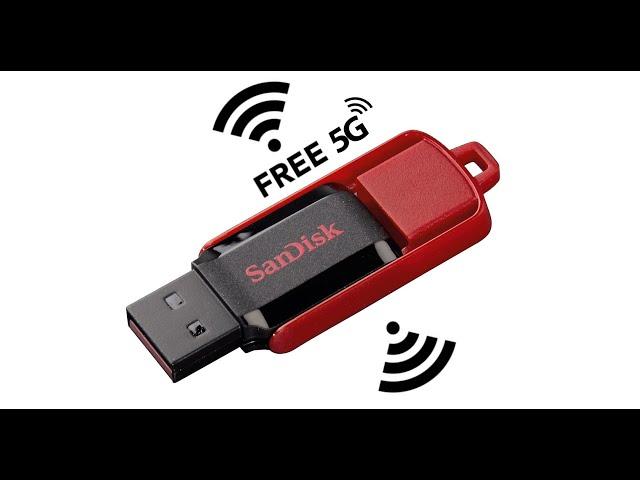 how to make your Old Usb Pen Flash Drive as Free Internet WiFi