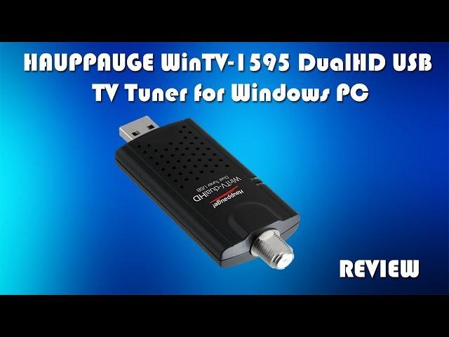 HAUPPAUGE WinTV-1595 DualHD USB TV Tuner - Watch LIVE TV on your PC or Laptop!