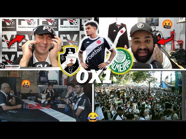 REAÇÕES VASCAINAS REVOLTADOS E TRISTEZA TOTAL- VASCO 0X1 PALMEIRAS- BRASILEIRÃO 2024- VAMOS RIR KKKK