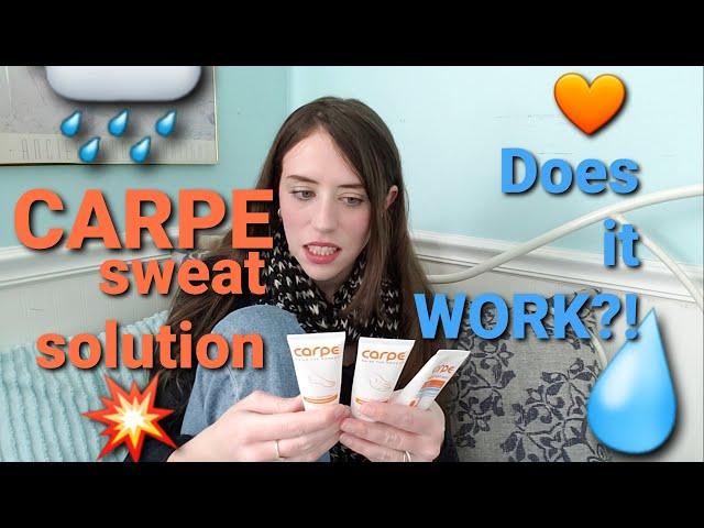 Carpe Sweat Solution Review | Hyperhidrosis