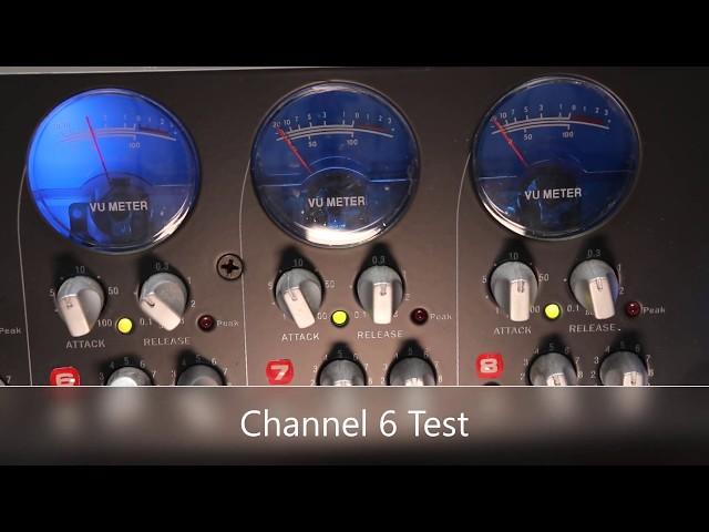 SM Pro Audio OC8E Digital Compressor Channels 6 7 8 Test