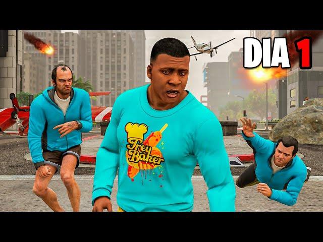 SOBREVIVENDO 100 DIAS AO FIM DO MUNDO NO GTA 5!!!