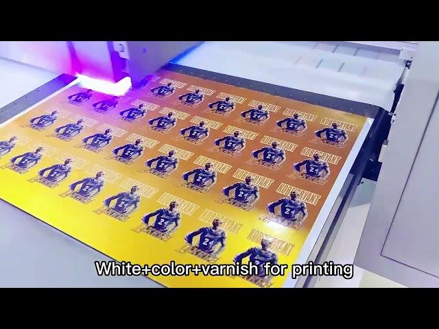 Audley UV gold DTF printing video