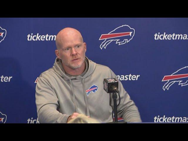 Bills coach Sean McDermott talks ahead of MNF game