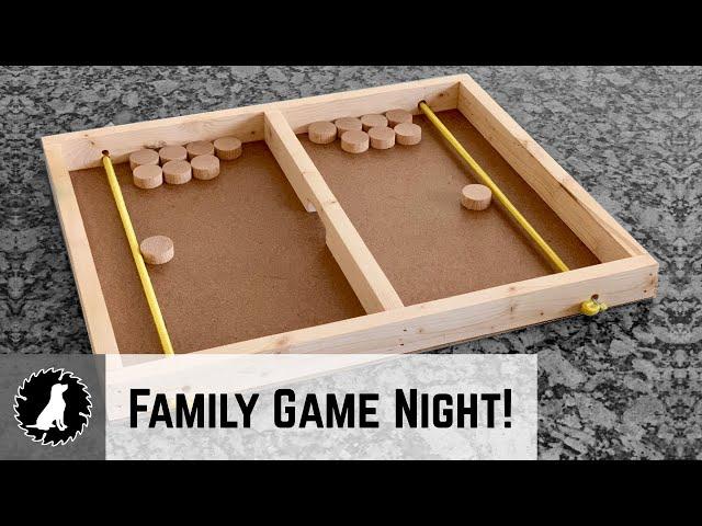 DIY Finger Hockey Game // Family Game Night // Wooden Game Build // Woodworking