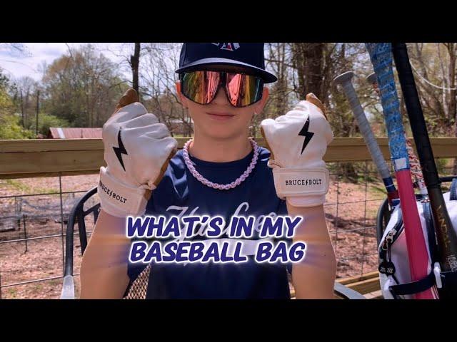 WHATS IN MY BASEBALL BAG??️