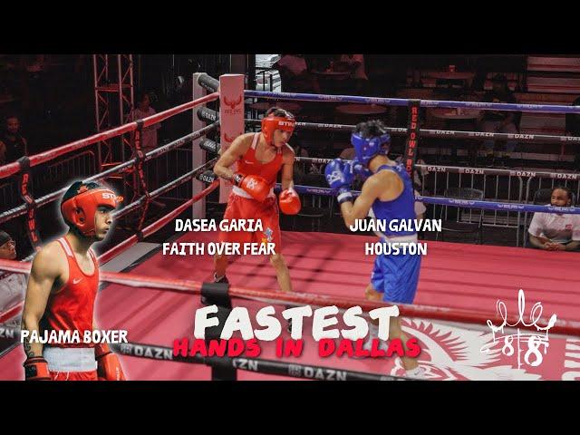 Is He The QUICKEST Boxer In Dallas? Dasea Garcia Vs Juan Galvan!