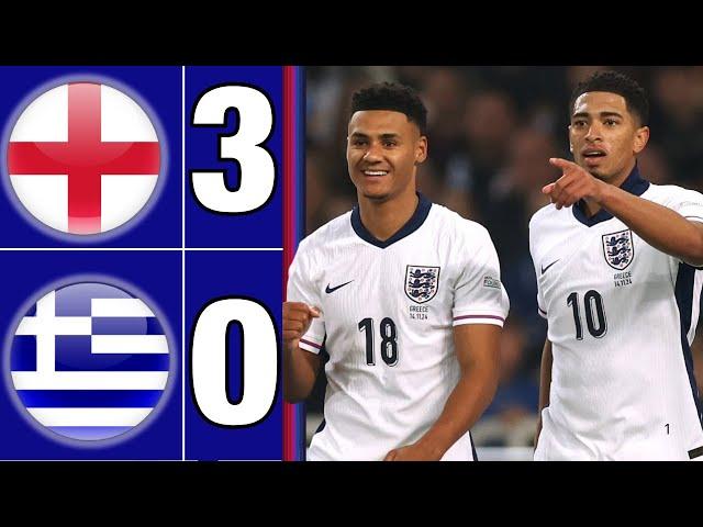 Greece vs England (0-3) | All Goals & Extended Highlights | UEFA Nations League 2024/25