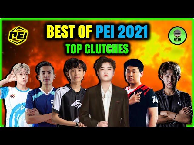 BEST OF PEI | TOP 10 EXTRAORDINARY CLUTCHES + EPIC MOMENTS IN PEACE ELITE ASIA INVITATIONAL 2021