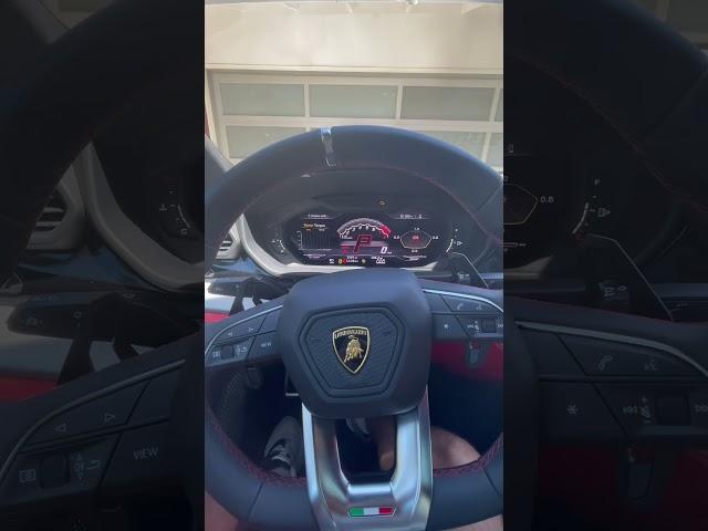 Lamborghini Urus Startup POV in Corsa Mode