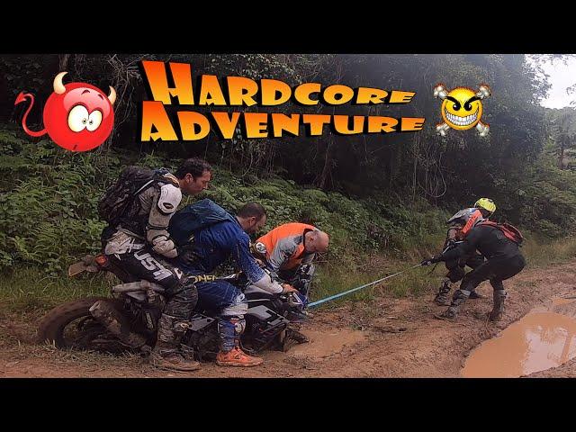 HARDCORE ADVENTURE! Watagan State Forest NSW Australia. Adventure Motorcycle Riding.