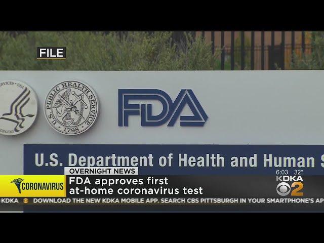FDA Approves At-Home COVID-19 Test