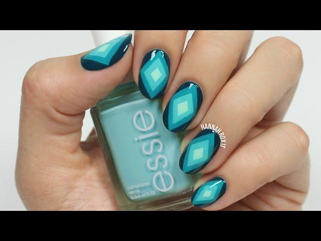 Ombre Diamond Nail Art