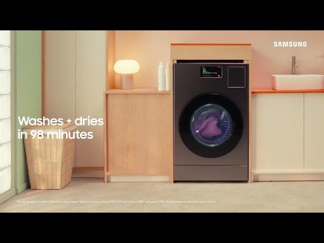 Introducing the Bespoke AI Laundry Combo™ All-in-One Washer & Dryer | Samsung