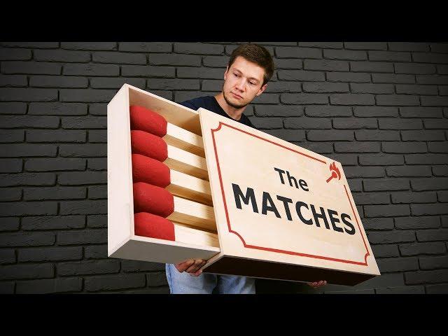 HANDMADE GIANT MATCHBOX THAT CAN BE USED