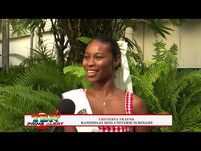 KANDIDAAT CHENERVA FRAENK OVER HAAR DEELNAME AAN MISS UNIVERSE SURINAME - PRIME ALERT 28 SEPT 2024