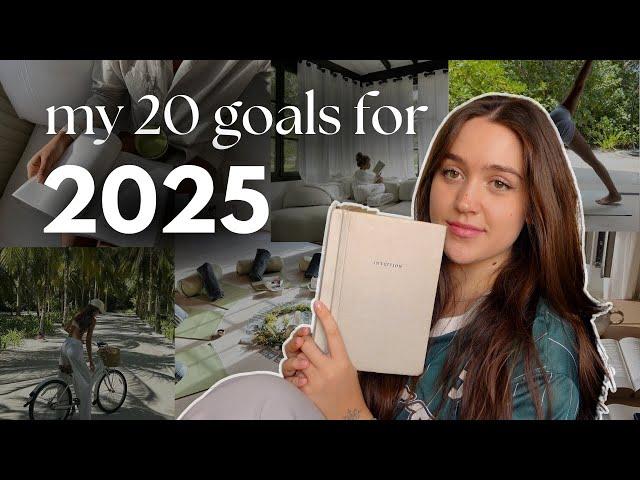 my 20 goals for 2025 ⭐