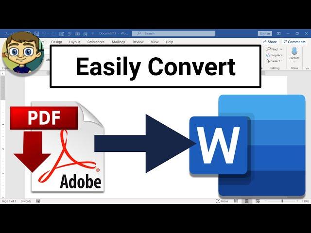 Easily Convert PDFs to Microsoft Word Format