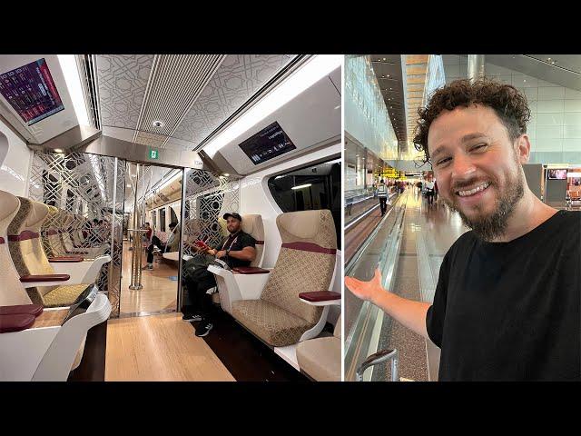 Trying out QATAR's amazing VIP subway : Doha City Tour